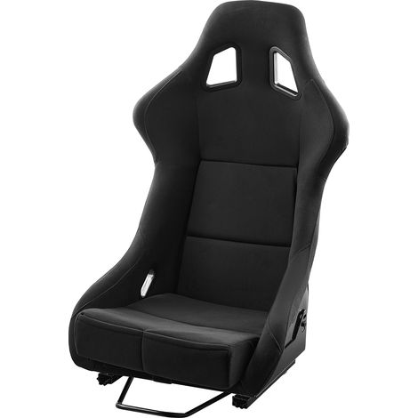 Mophorn Siège de course, 1ensemble, cockpit de course intégré avec curseur à double verrouillage et mousse haute résilience,chaise de course confortableau avec tissu en velours doux et curseur Q235B. (1/5)