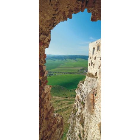 Mountain landscape, intissé photo mural, 90 x 202 cm, 1 part (1/3)