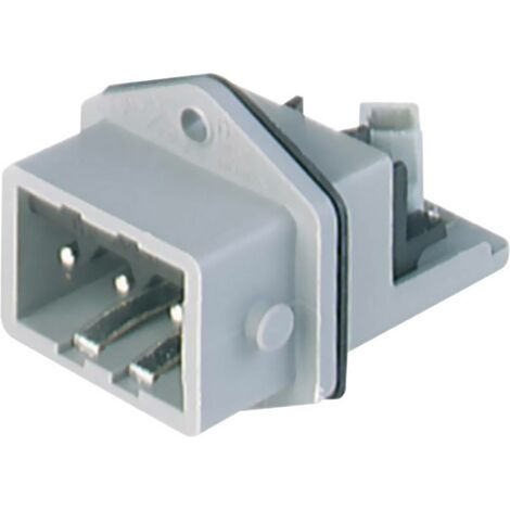 Hirschmann 932 145-106-1 Connecteur d'alimentation STASEI embase mâle verticale Nombre total de pôle (1/4)