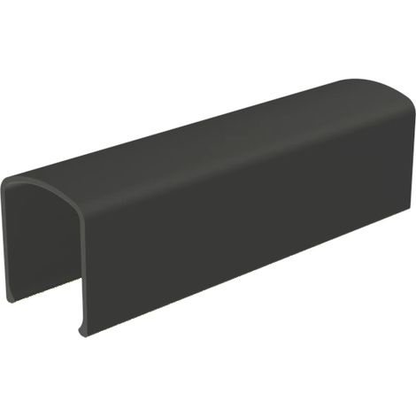 Profil de recouvrement 6000mm RAL9005 - FERCO - 9-33444-60-0-6