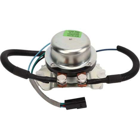 Interrupteur de batterie 24V pour excavatrice, borne en cuivre rouge, relais d’alimentation principal de remplacement pour Kobelco SK135 (1/5)