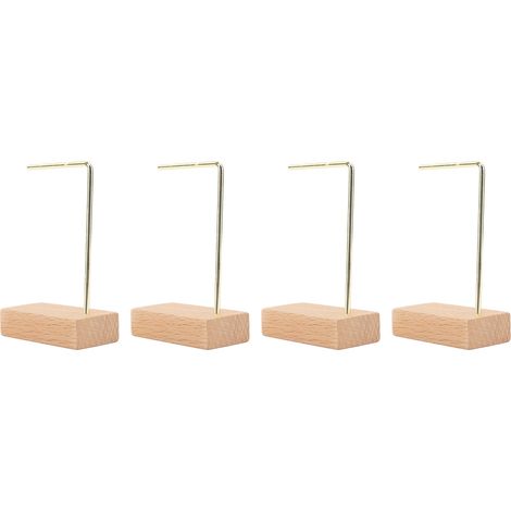 4er-Set Ohrring-Präsentationsständer mit Schlitzleiste, kleine, elegante Schmuckaufhänger, Organizer-Regal für Einzelhandelsgeschäfte, Fotorequisiten (1/5)