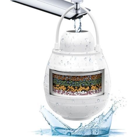 Bath Water Filter for Bath Faucet with Overflow, 2500 Gallon Filtration, Removes Pollutants, Chlorine and Fluoride, Hard Water Softener, Improves Skin Health (1/4)