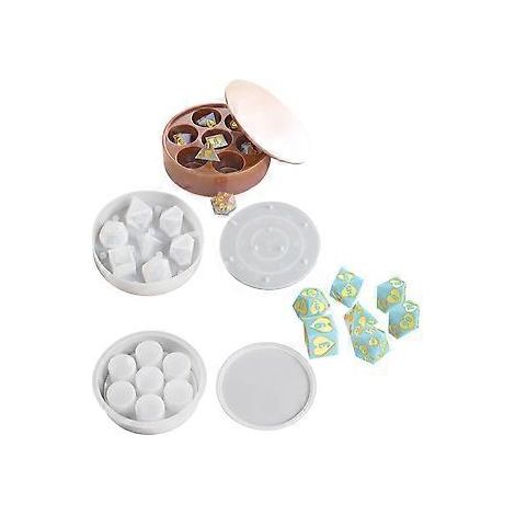 Flexible Aufbewahrungsbox-Form, kompakter Silikon-Würfelbehälter mit Deckel, sichere und leicht zu reinigende Organizer-Box-Formen (Set)