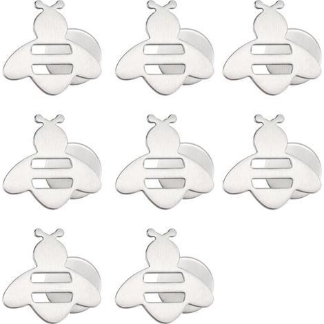 Nappe de Table Exterieur Magnétique, 8 Pièces Aimants Lestés Poids pour Nappe, Acier Inoxydable Pince Nappe Exterieur, Fixation Magnétique, Pince Nappe pour Fixation Nappes Rideaux (1/5)