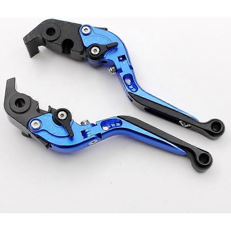 Convient aux motos MV Agusta/Agusta F4 RR/F4 RC, klaxons de frein modifiés pour guidon (1 paire bleue) (1/5)