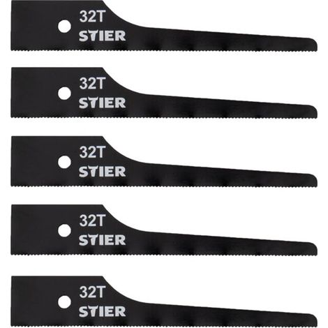 Lame de scie sauteuse STIER pour STS-100, 32 dents, 5 pièces 5 pièces (1/5)