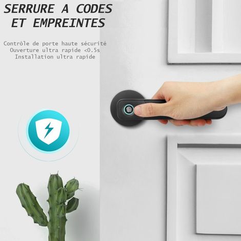 Serrure électrique de porte à empreintes digitales (1/5)