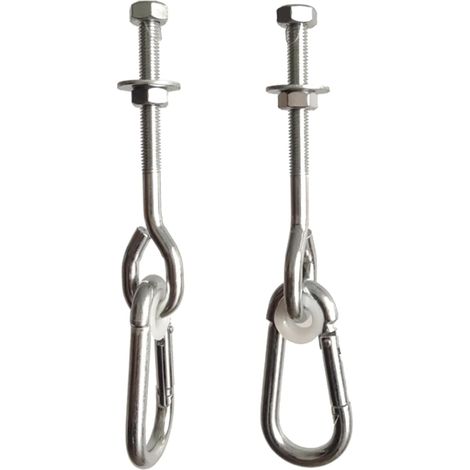 2 crochets plafond - 15 cm - pour suspension et décoration (1/5)