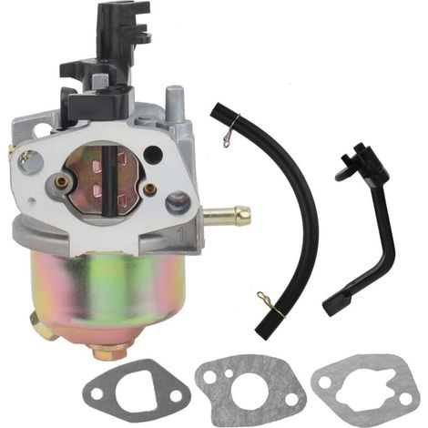 Carburatore di ricambio con guarnizioni e tubo carburante per Honda GX120, GX160, GX168, GX200 (5.5/6.5 HP) — Compatibile con i modelli Efor M1600X, M1800X e EB2200X - Crezuo