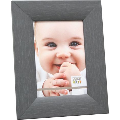 Cadre Photo Look Peint Bois Gris 22,8 x 22,8 x 1,5 cm