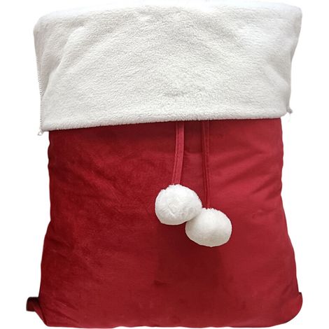 Bolsa de regalo aterciopelada para festivales, bolsa grande todo en uno para dulces.