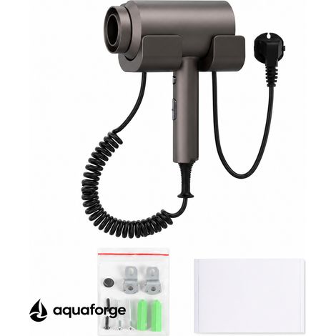 Sèche cheveux mural compact 1600 W protection thermique (1/5)
