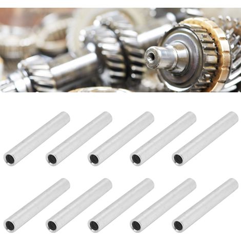 Zehn Aluminiumdichtungen Φ6mm, 3502-0006-0430, 43mm lang. (1/5)