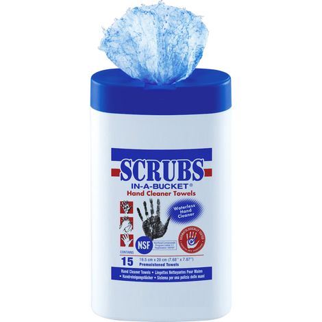 SCRUBS Minicontainer 15 Tucher mit NFS Freigabe Zertifikat Nummer 160187 (1/2)