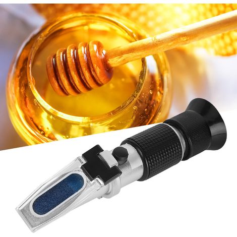 Réfractomètre portatif 0-80 % Brix, appareil de mesure de liquides RHB-80ATC (1/5)