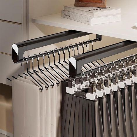Extendable Sliding Trouser Rail 342 mm (1/4)