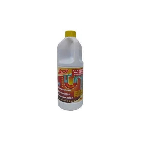 Flüssiger Abflussreiniger Coldis 1 Liter sicher für Rohre löst organisch