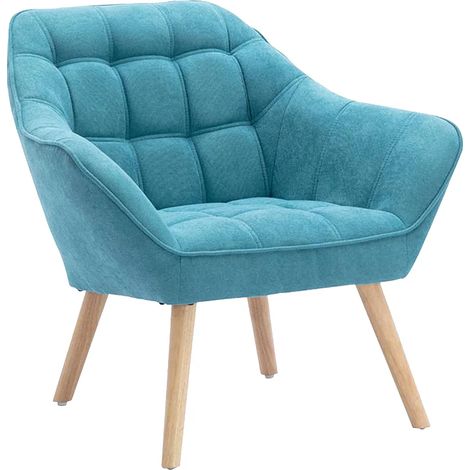 Poltrona in Tessuto Blu - CASERTA (1/5)