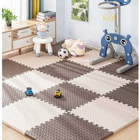 Tapis de sol en mousse EVA pour chambre à coucher, puzzle pour enfants, décoration salon, 16 pièces (1/5)
