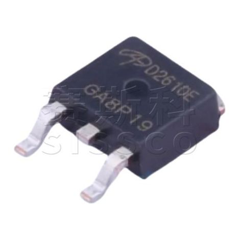 Original AOS AOD2610E TO-252 MOSFET (Feldeffekttransistor) N-Kanal 60V/46A, 5 Stück pro Packung.