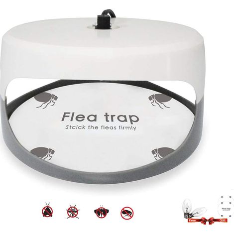 Piège À Puces - Piège Électronique Avec Disques Adhésifs - Simule La Température Corporelle - Pour Intérieur - 1 Piège + 2 Disques (1/5)
