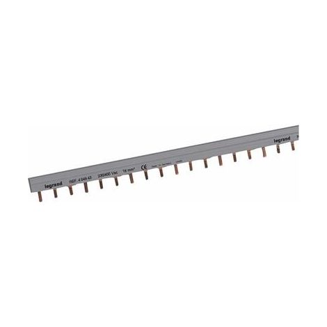 Peigne d'alimentation 3P HX³ traditionnel pour bornes à vis - longueur 56 modules - 404943 (1/2)