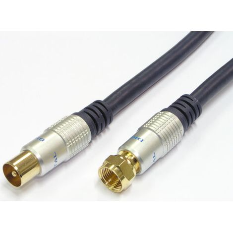 Antennenkabel mit F-Stecker - TV SAT Premium Vitalco Antennenkabel mit F-Stecker - TV SAT Premium Vitalco 1,5 m (AK60-1/L1)