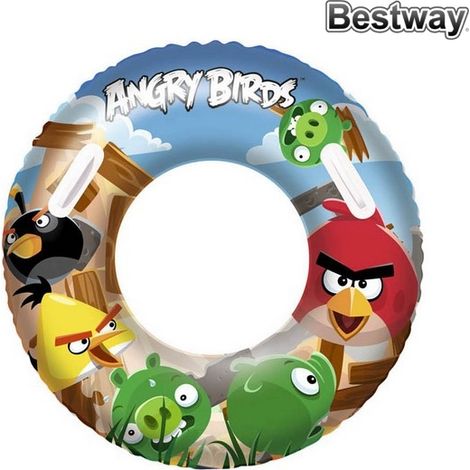 Salvagente gonfiabile Mare Piscina angry bird 91 cm (1/2)