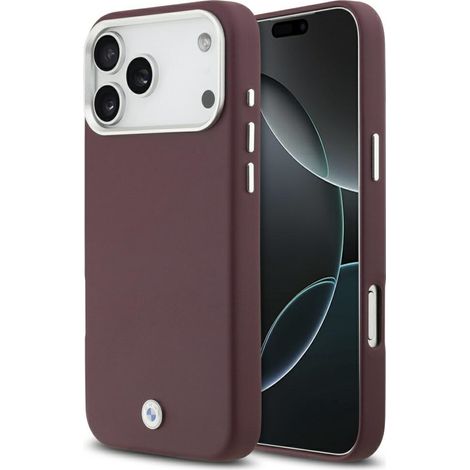 Coque MagSafe intégrale en métal rouge BMW Sign pour iPhone 17 Pro Max (1/5)