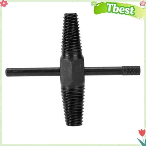 Tbest Extracteur de vis cassées double tête en acier, outil de réparation pour tuyaux G1/2in et G3/4in (1/4)