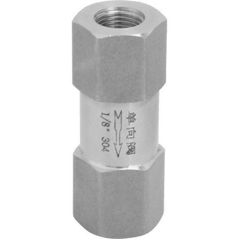 Clapet anti-retour à bille inox 304 1/8 BSPP - Haute température et pression (1/5)