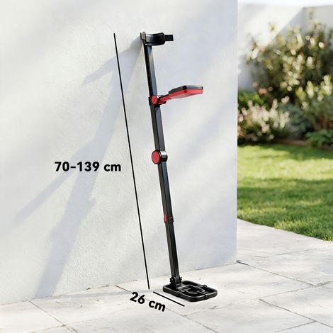 Détecteur de métaux pliable étanche IP68 avec 4 modes, casque audio, pelle, étui de transport et écran LCD (1/5)