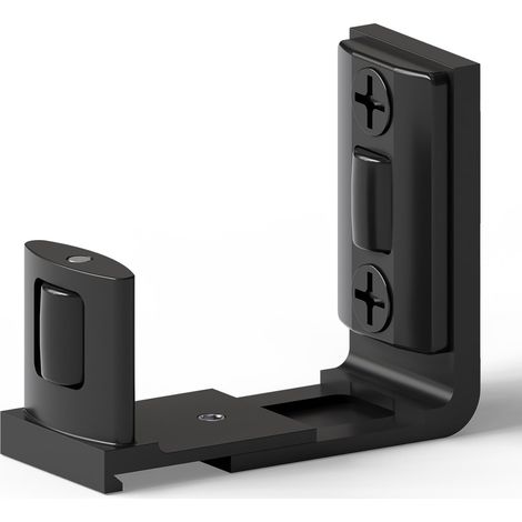 Adjustable floor guide for wall/door, bottom side of sliding door, classic double wheel floor guide, flat style with adjustment (1/5)
