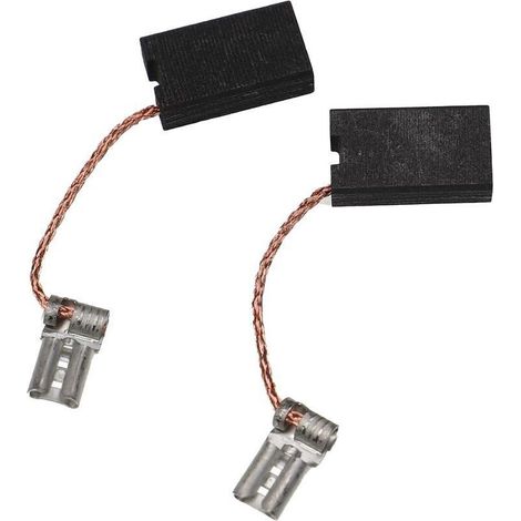 2x Balais de charbon pour moteur 5 x 10 x 17mm compatible avec Mafell scie circulaire à guidage KSS 300, KSS 400, KSS 60 cc outil électrique (1/2)
