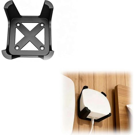 Support mural/plafond compatible routeur Wi-Fi Mesh Eero 2e génération visserie incluse - Noir