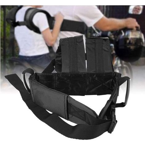 Cinturón de motocicleta con cinturón de seguridad muy resistente para niños - Negro - Profesional - Hecho a medida. (1/5)