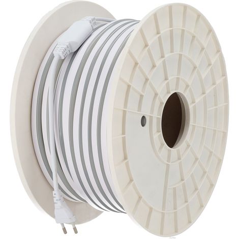 Tira Flexible LED 10W/M 220VAC 120LEDs/M SMD2835 IP65 Verde 50 Metros