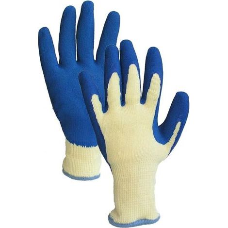 Blue gardening gloves, medium size