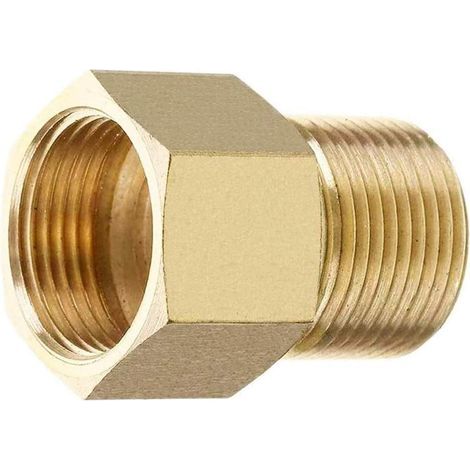 Coupleur Haute Pression - Raccord M22 15 mm Mâle vers M22 14/15 mm Femelle - Adaptateur de Tuyau pour Nettoyeur - 1 Pièce (1/5)