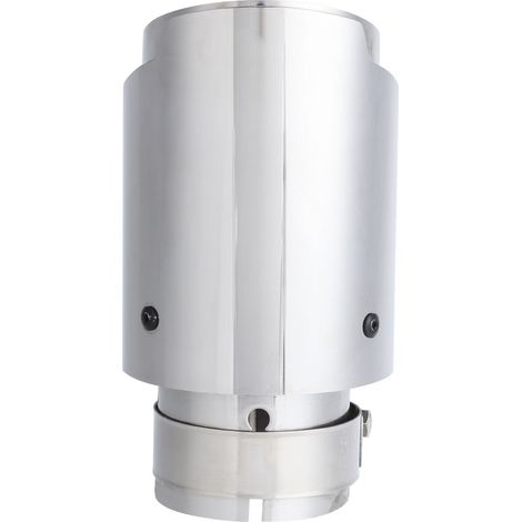 Embout d'échappement universel en acier inoxydable - Silver brillant - 63/89/165mm