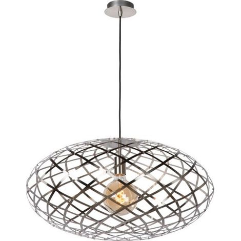 Suspension intérieure Led 65 cm chrome dépoli - Lucide - Wolfram (1/5)