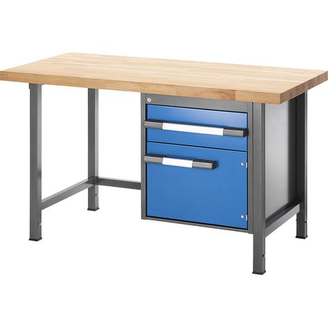 eurokraft pro, Établi réglable en hauteur, sur piétement, 1