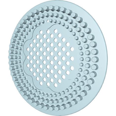 Filtre d'évier de cuisine, filtre à cheveux d'égout de piscine, couvercle de vidange de sol à pression anti-blocage et résistant aux odeurs pour salle de bain (vert) (1/5)