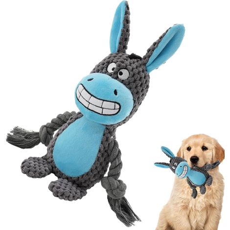 Dog Squeaky Toys Plush Chew Toys Exercise Game for Backyard Park (1/5)