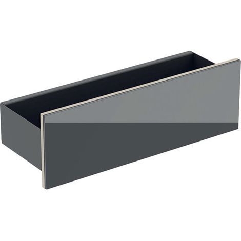 GE Acanto étagère murale, 45x14,8x15,9cm, lavé mat / / Verre lavé ver. (1/3)
