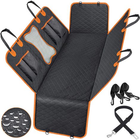 Tapis de coffre pour animaux de compagnie, couchage pour chien sur la banquette arrière, tapis de voyage pour chien, tapis de voiture pour les sorties