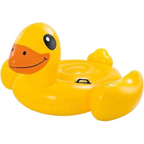 Canard Gonflable 147x147x81 Cm Jouet De Piscine Gonflable 2 Poignées 57556