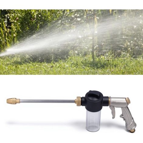 Irovami Pistolet eau haute pression – Buse réglable, mousse – Idéal pour jardin, voiture, nettoyage (1/5)
