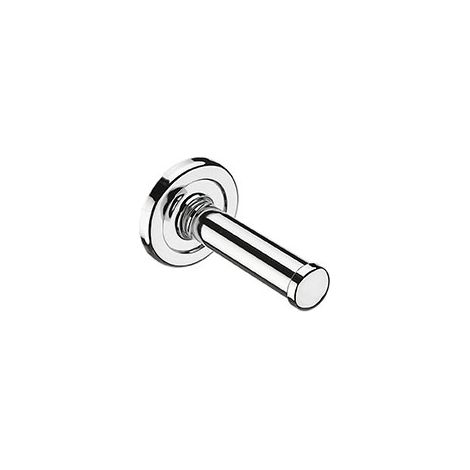Porte rouleau papier toilette - Profondeur : 127 mm - Platine : 75 mm - Décor : Chromé - Matériau : Laiton - ITAR (1/2)
